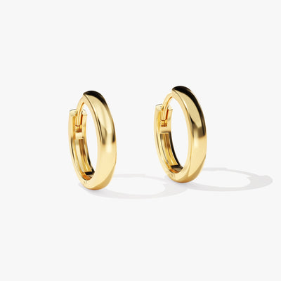 Small Plain Hoop Earrings
