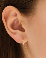 Small Plain Hoop Earrings