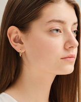 Medium Plain Hoop Earrings