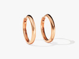 Medium Plain Hoop Earrings