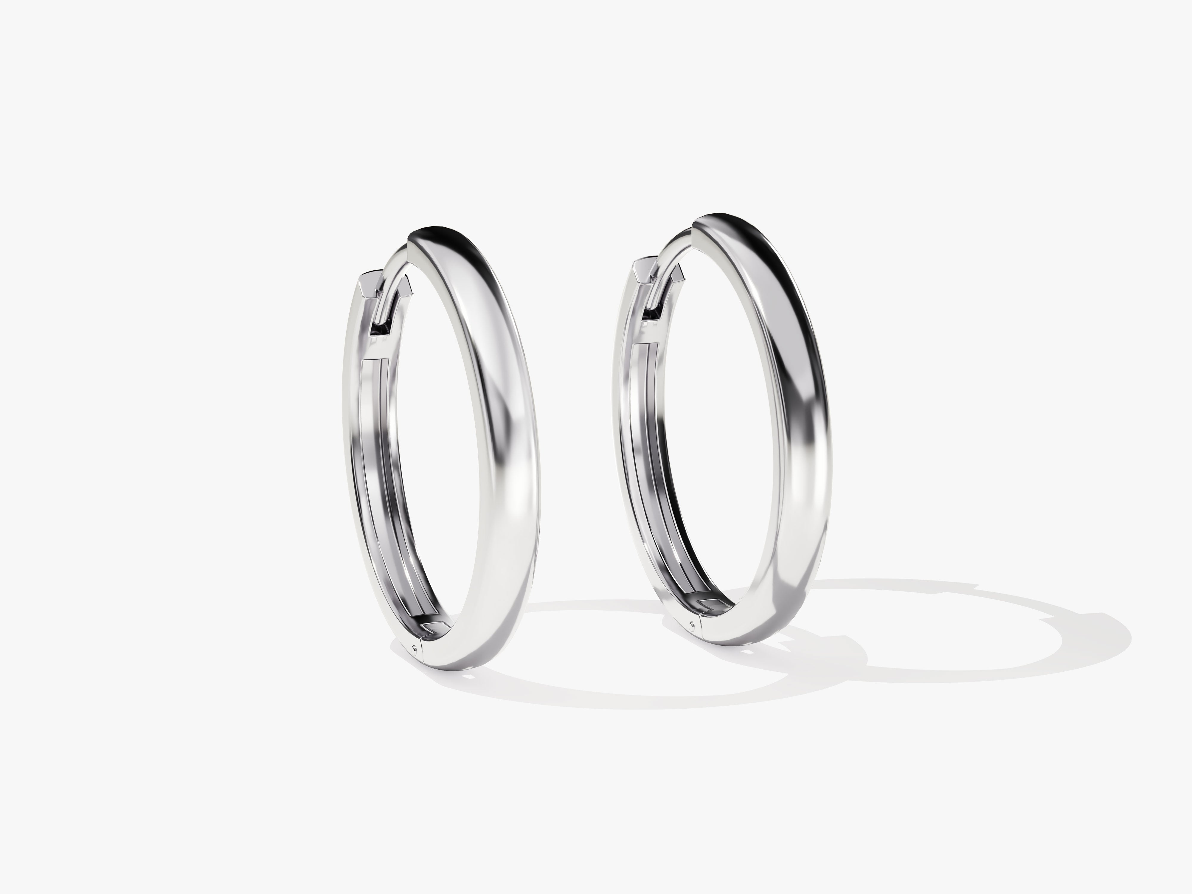 Medium Plain Hoop Earrings