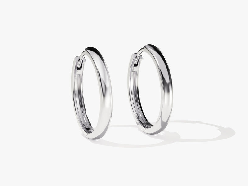 Medium Plain Hoop Earrings
