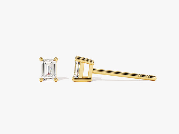 Emerald Cut Stud Earrings (0.25 ct tw)