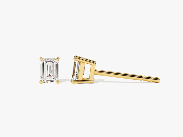 Emerald Cut Stud Earrings (0.50 ct tw)