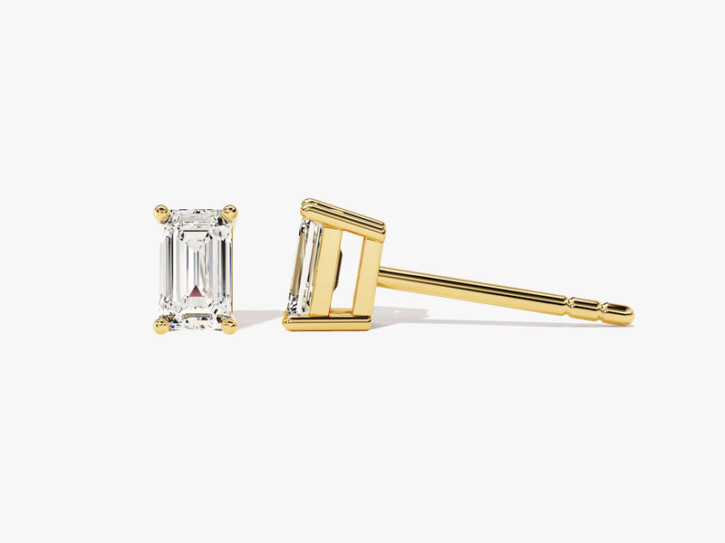 Emerald Cut Stud Earrings (1.00 ct tw)