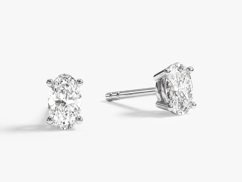 Oval Cut Stud Earrings (0.50 ct tw)