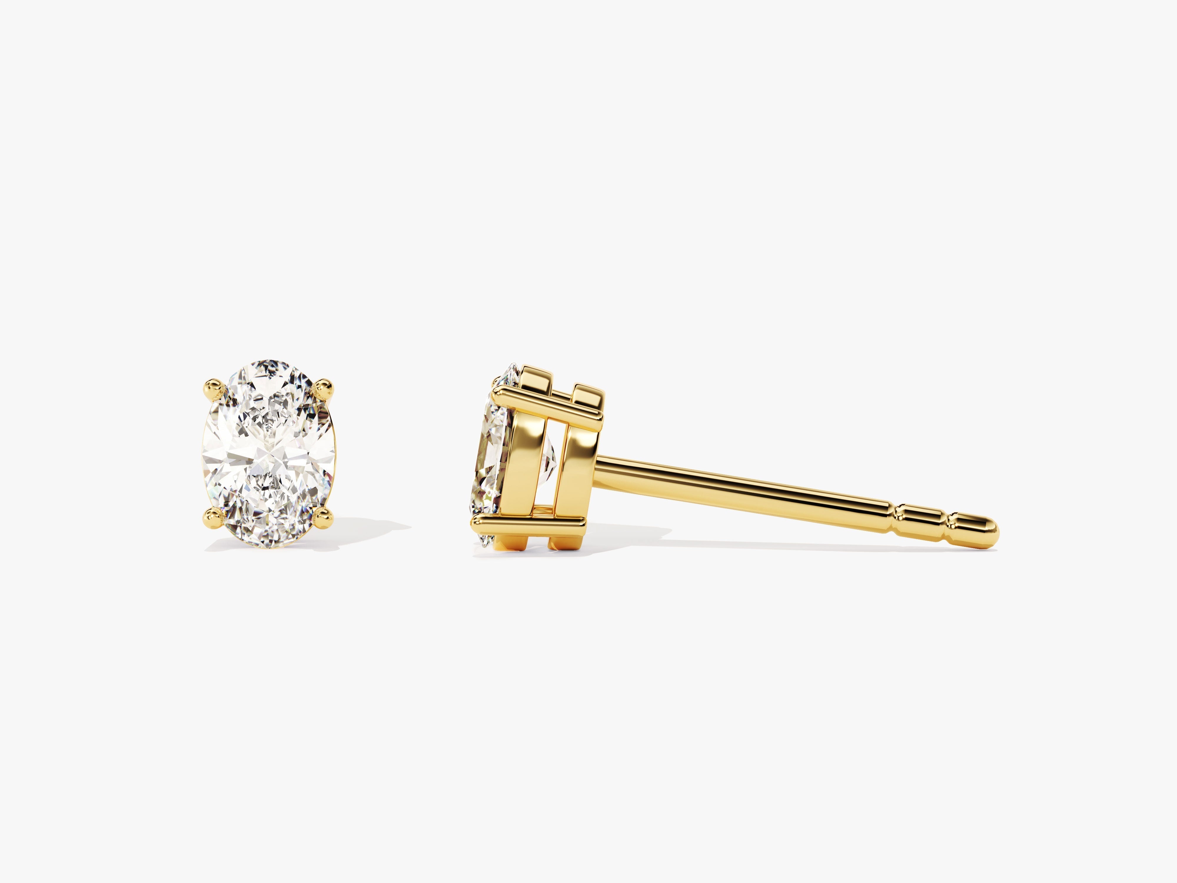 Oval Cut Stud Earrings (0.50 ct tw)