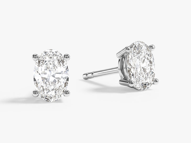 Oval Cut Stud Earrings (1.00 ct tw)