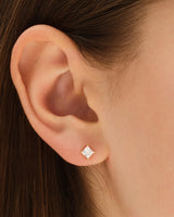 Princess Cut Stud Earrings (1.00 ct tw)