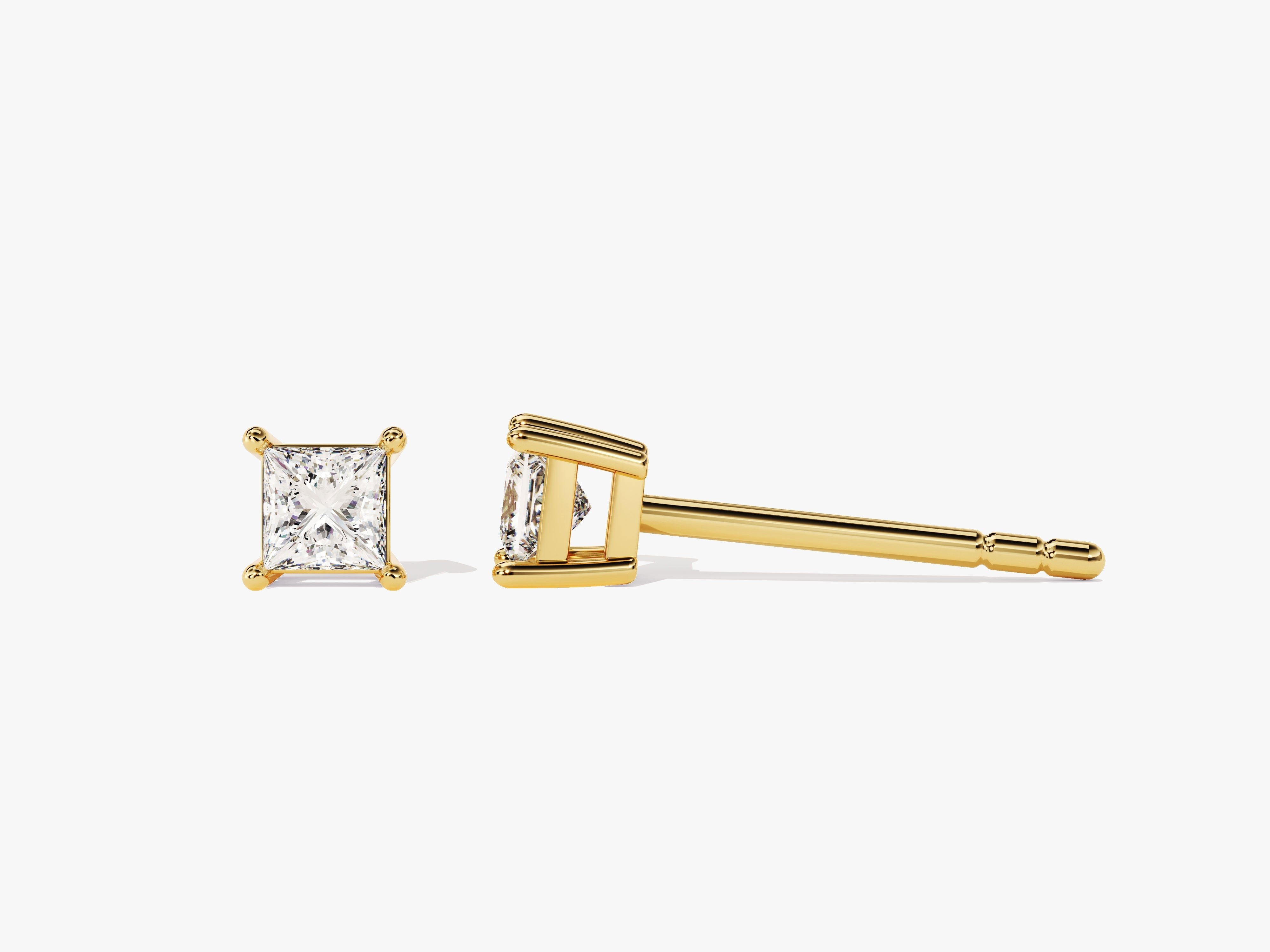 Princess Cut Stud Earrings (0.25 ct tw)