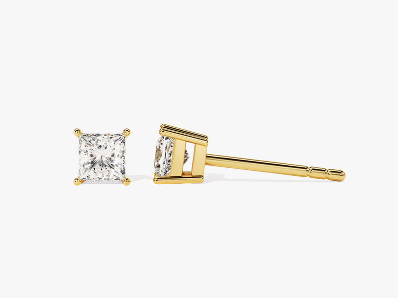 Princess Cut Stud Earrings (0.50 ct tw)