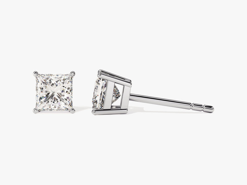 Princess Cut Stud Earrings (1.00 ct tw)
