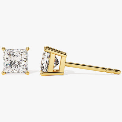 Princess Cut Stud Earrings (1.00 ct tw)