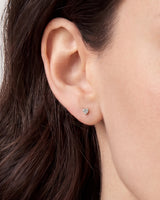 Heart Cut Stud Earrings (0.25 ct tw)