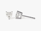 Heart Cut Stud Earrings (1.00 ct tw)