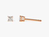 Asscher Cut Stud Earrings (0.25 ct tw)