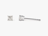 Asscher Cut Stud Earrings (0.25 ct tw)