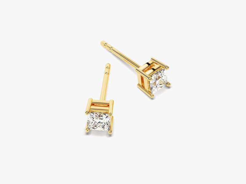 Asscher Cut Stud Earrings (0.50 ct tw)
