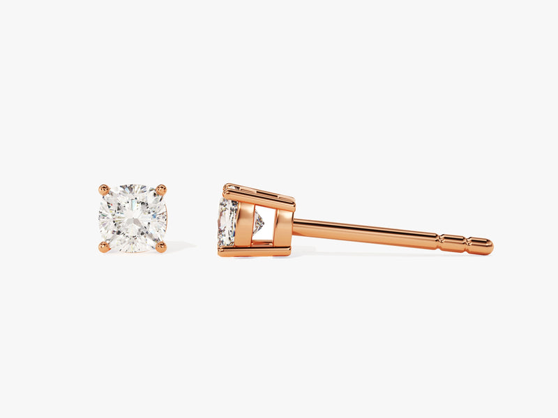 Cushion Cut Stud Earrings (0.50 ct tw)