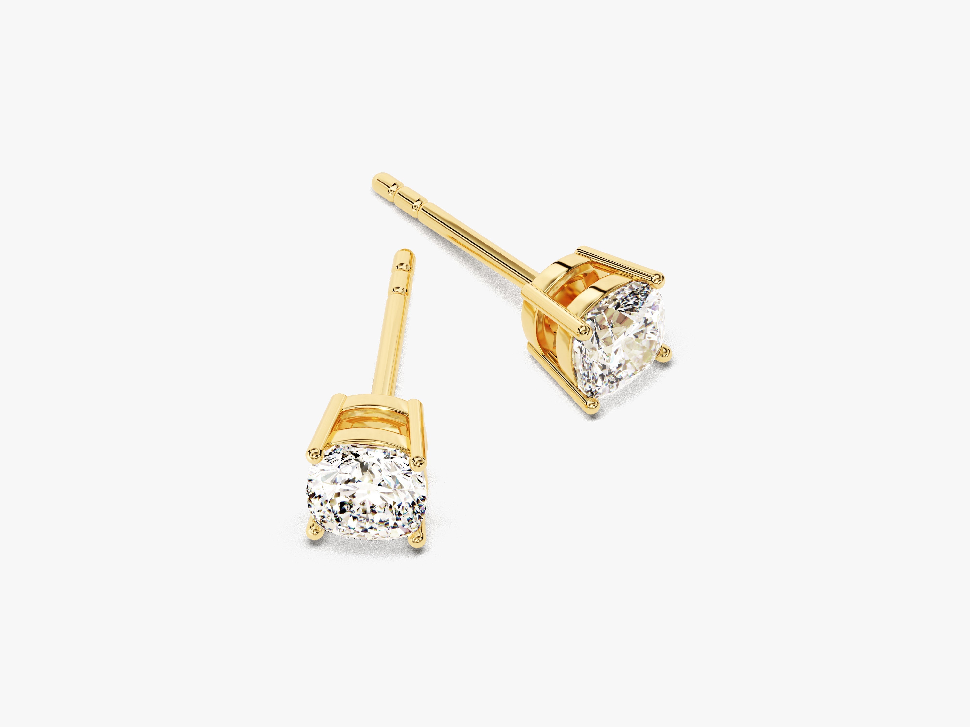 Cushion Cut Stud Earrings (1.00 ct tw)