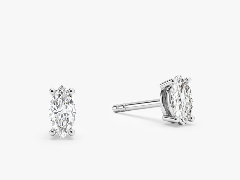 Marquise Cut Stud Earrings (0.25 ct tw)