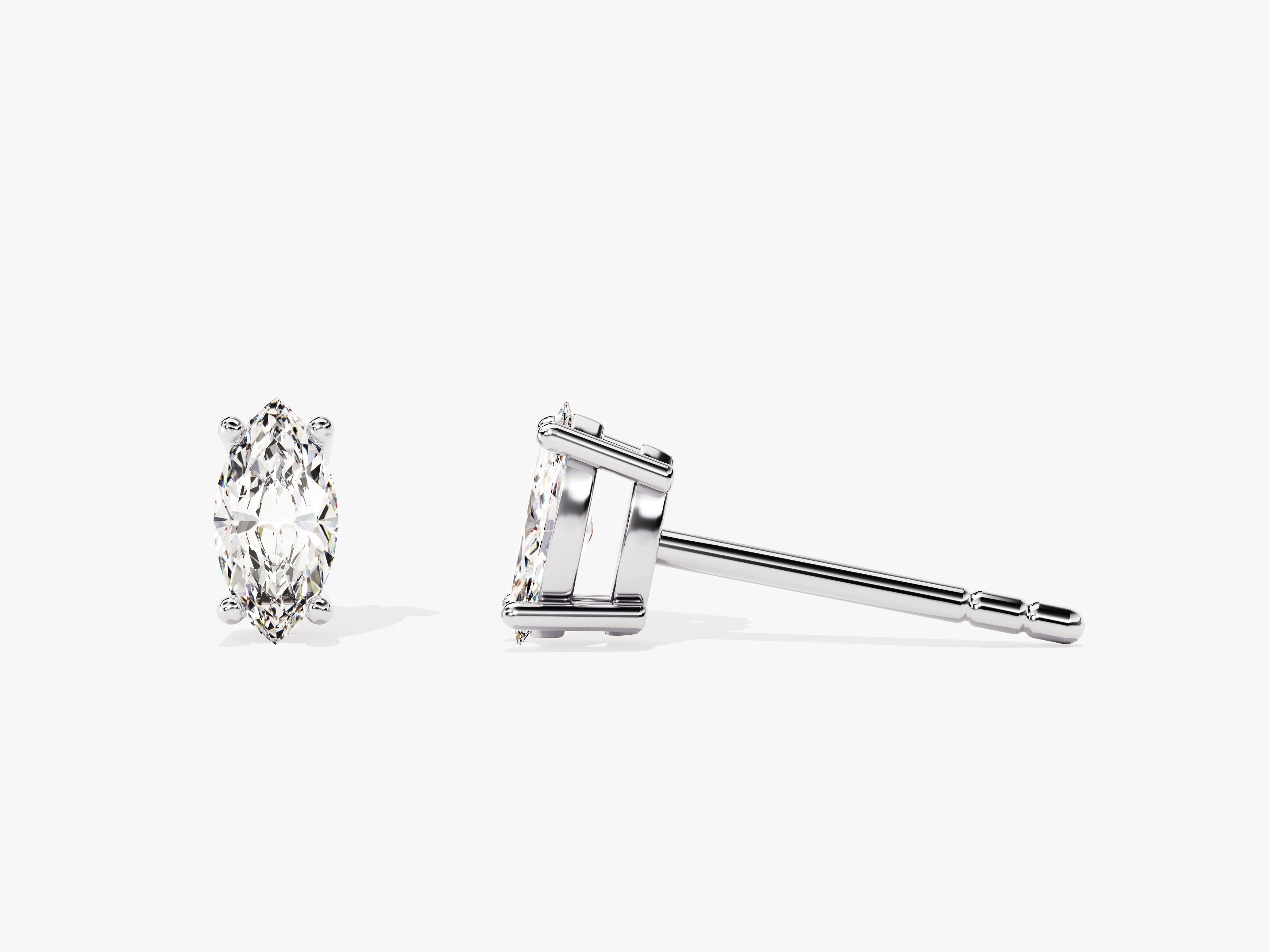 Marquise Cut Stud Earrings (0.50 ct tw)