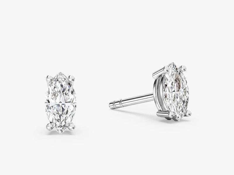 Marquise Cut Stud Earrings (0.50 ct tw)