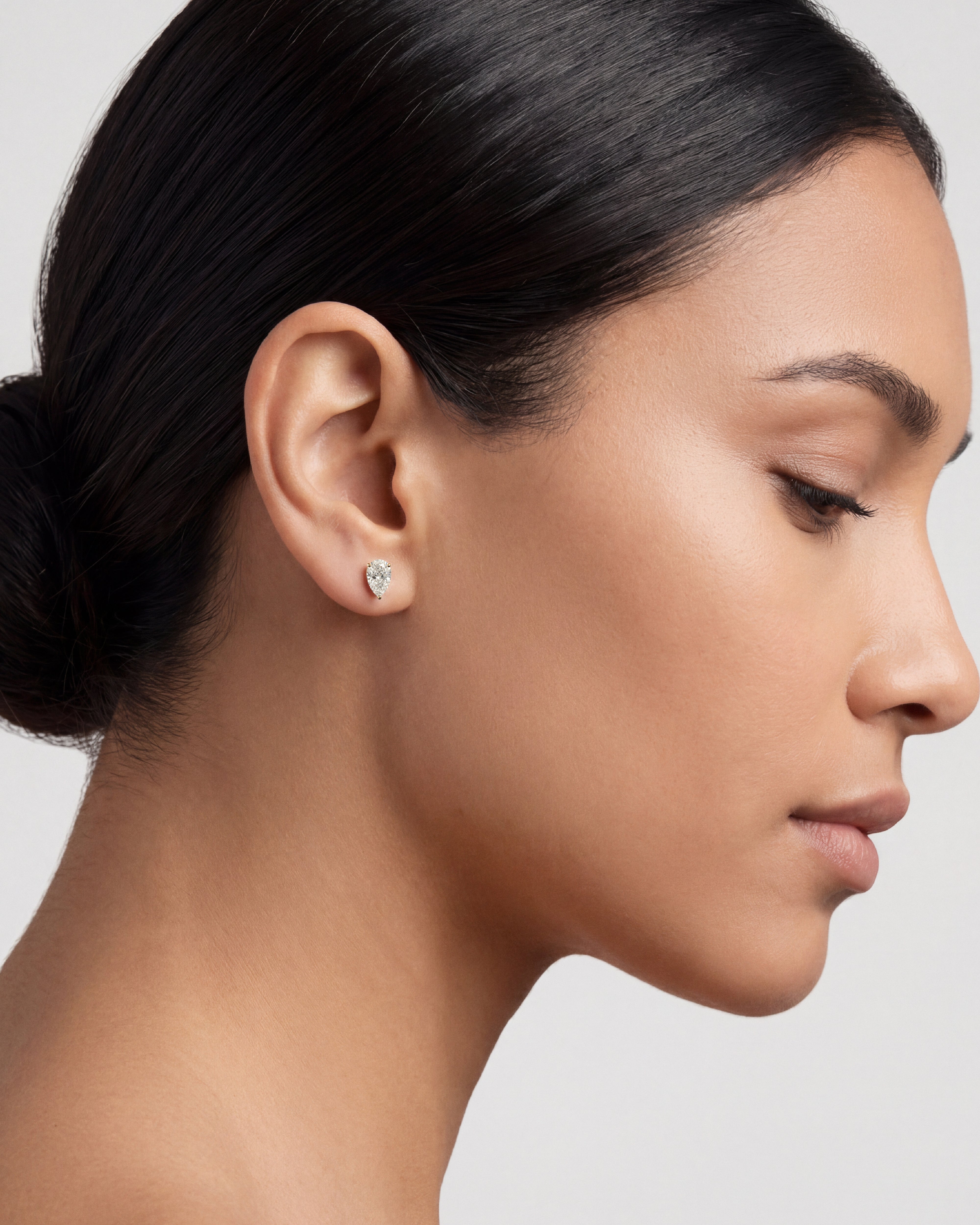 Pear Cut Stud Earrings (1.00 ct tw)