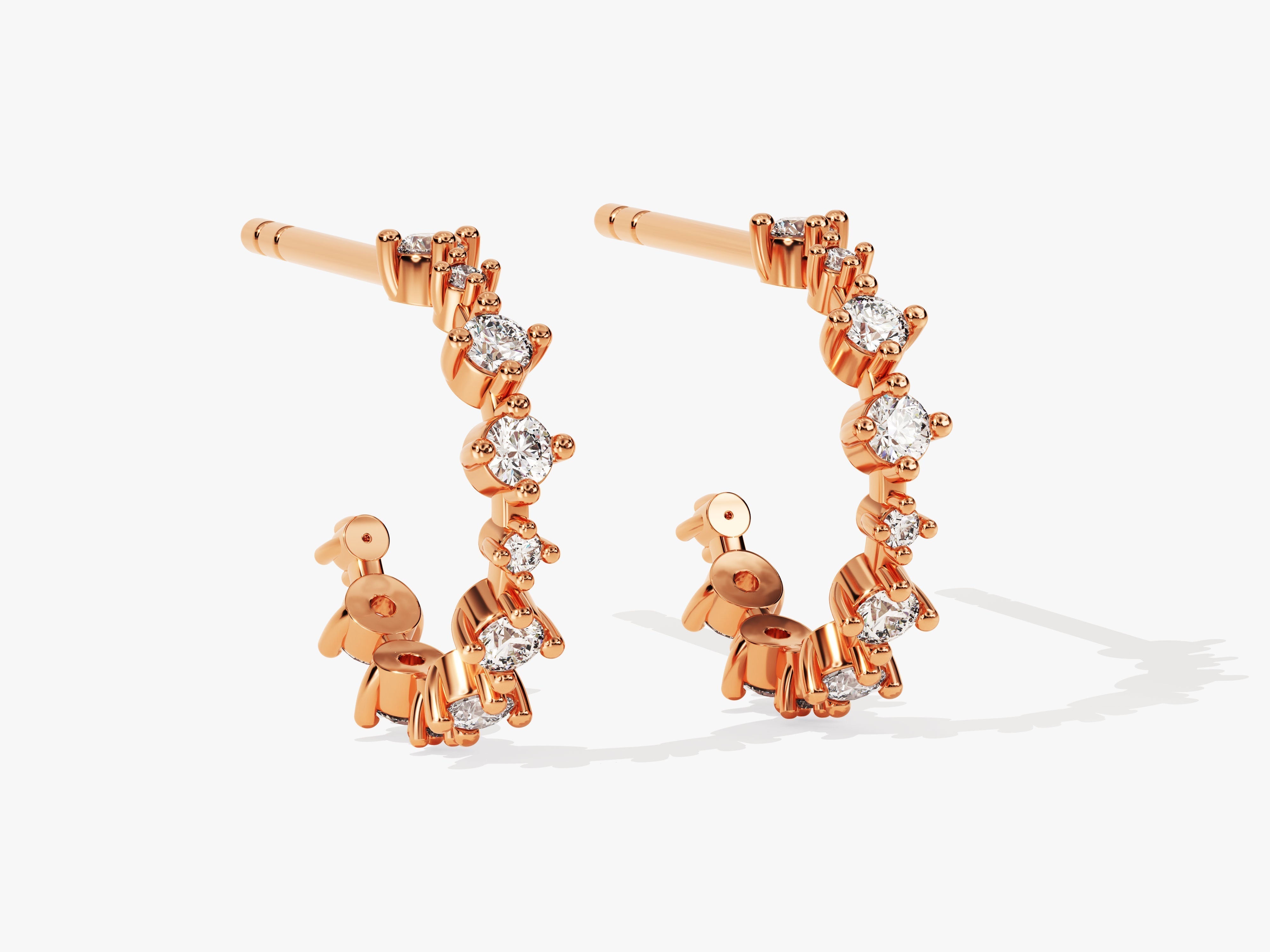 Floating Hoop Earrings