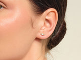 Tiny Cluster Stud Earrings