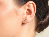 Floral Marquise Stud Earrings