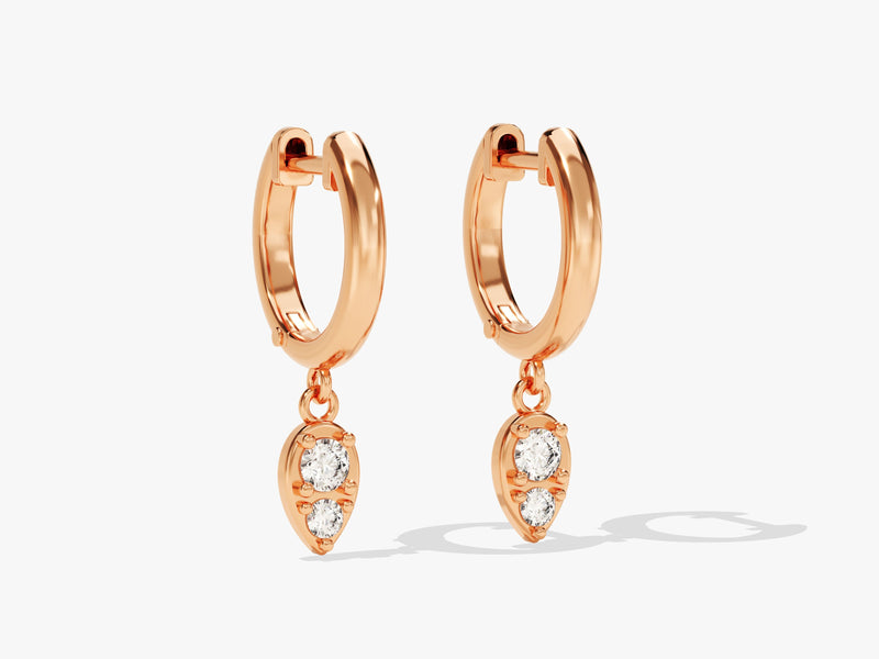 Teardrop Hoop Earrings