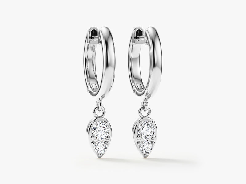 Teardrop Hoop Earrings