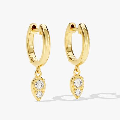 Teardrop Hoop Earrings
