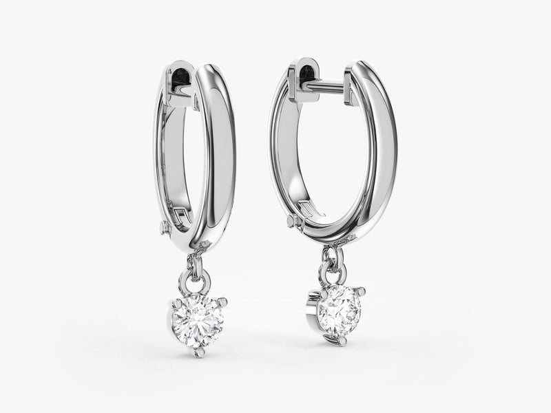 Round Hoop Earrings