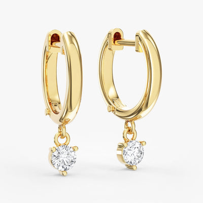 Round Hoop Earrings