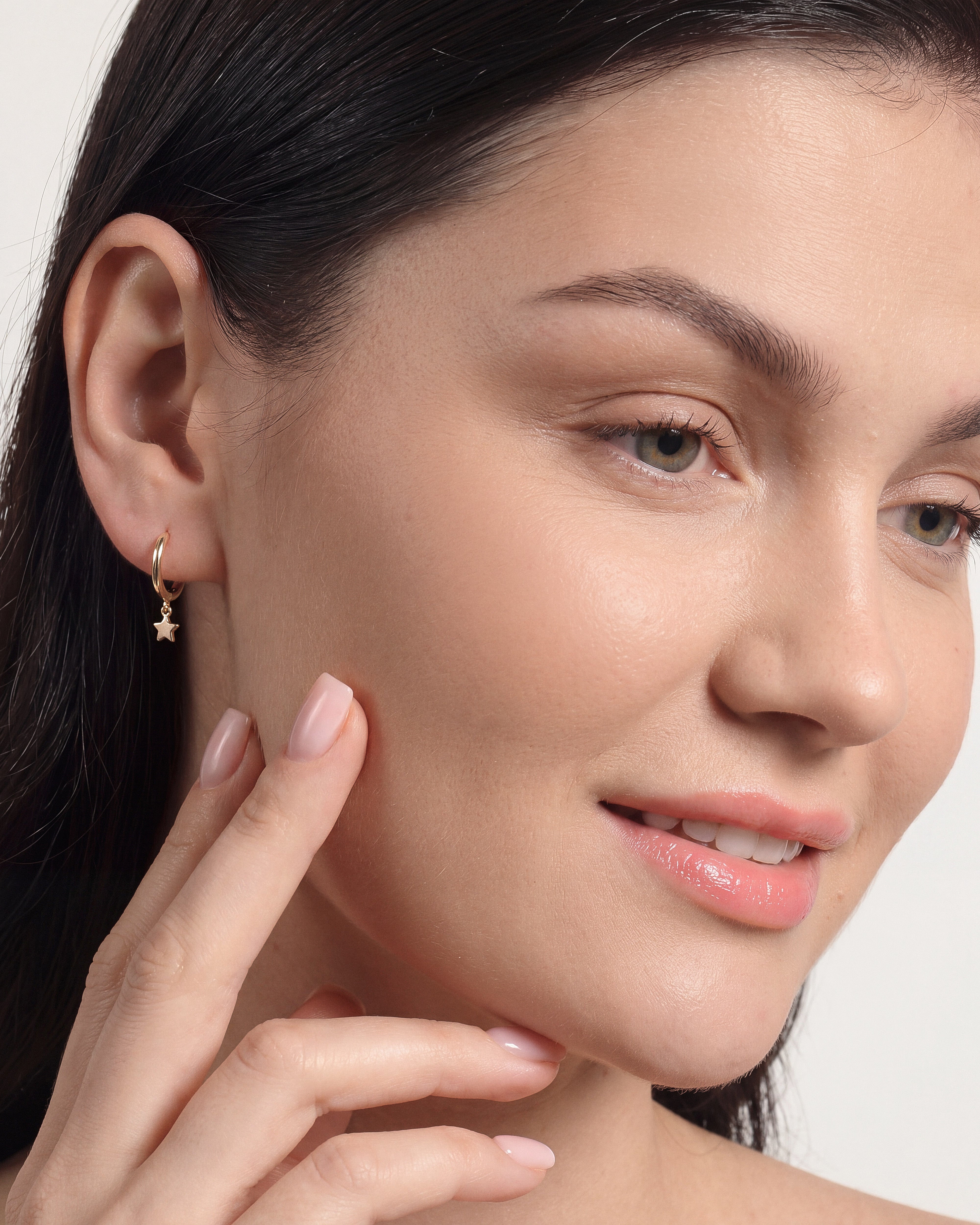Mini Star Hoop Earrings