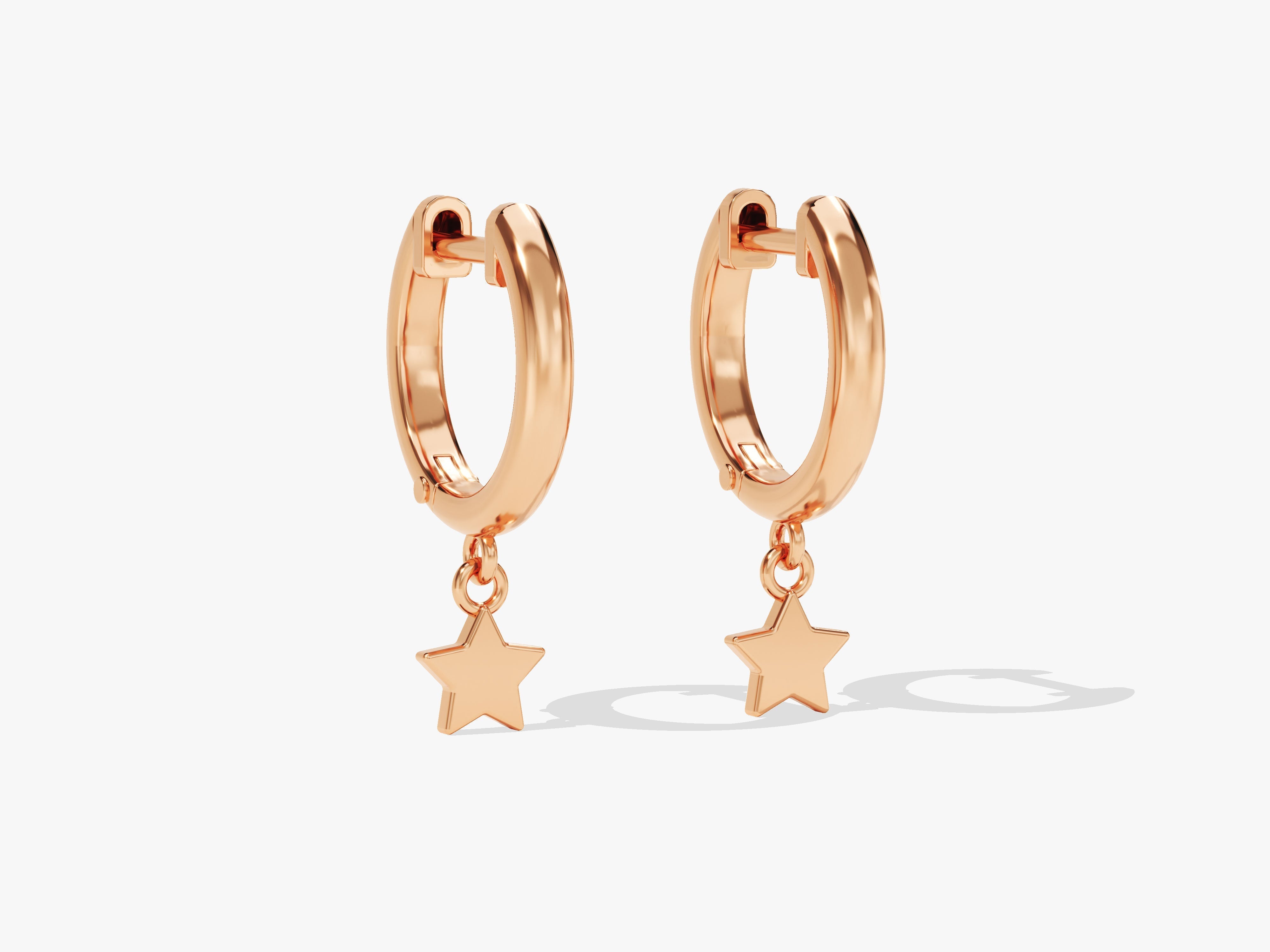 Mini Star Hoop Earrings