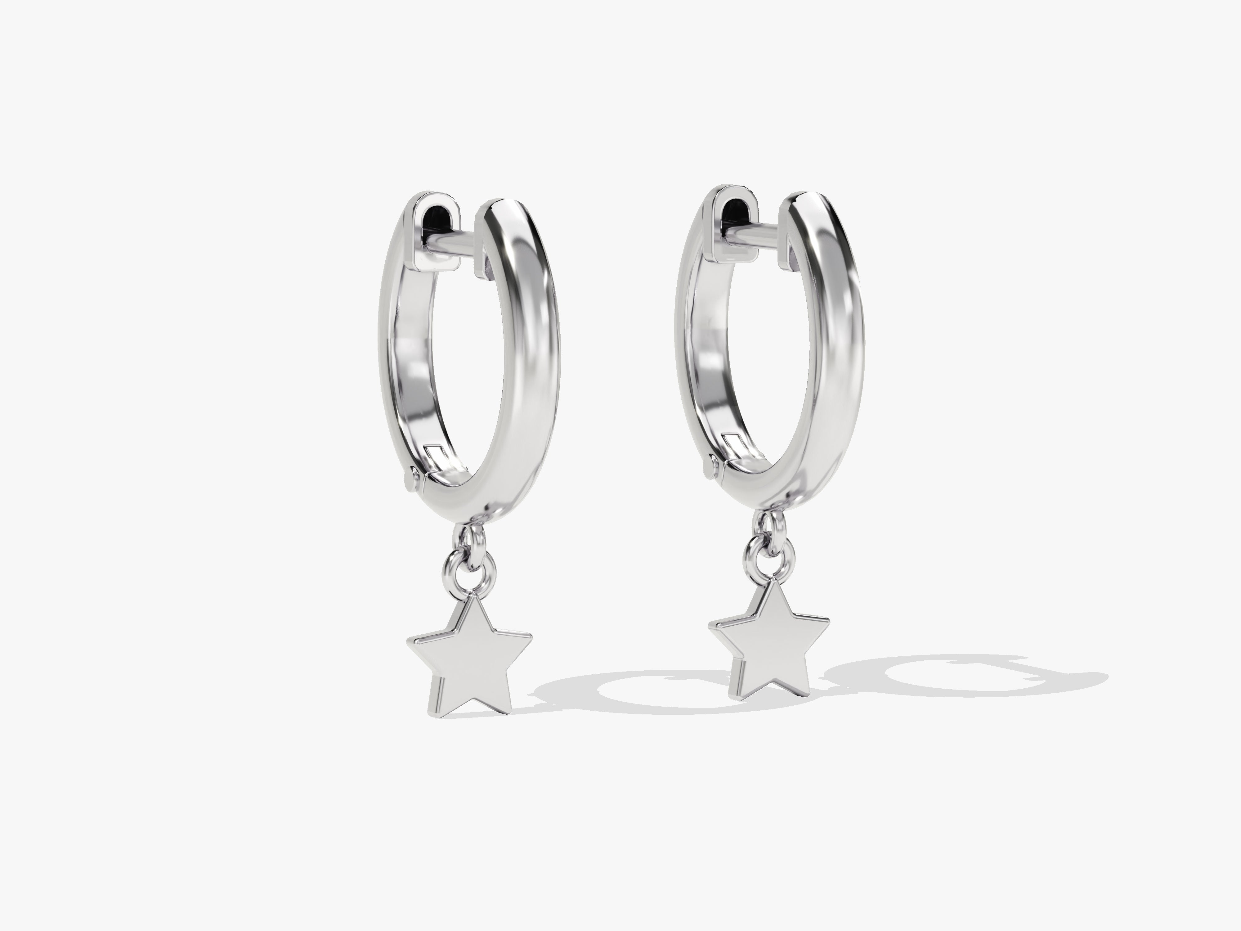 Mini Star Hoop Earrings