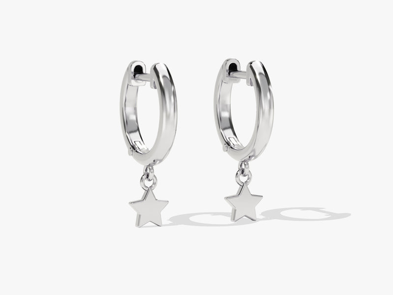Mini Star Hoop Earrings