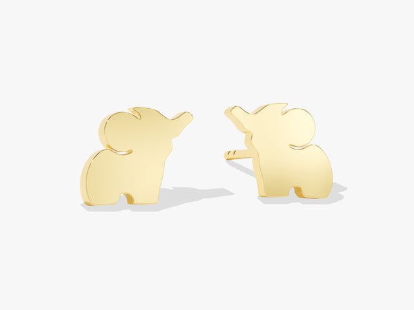 Elephant Stud Earrings