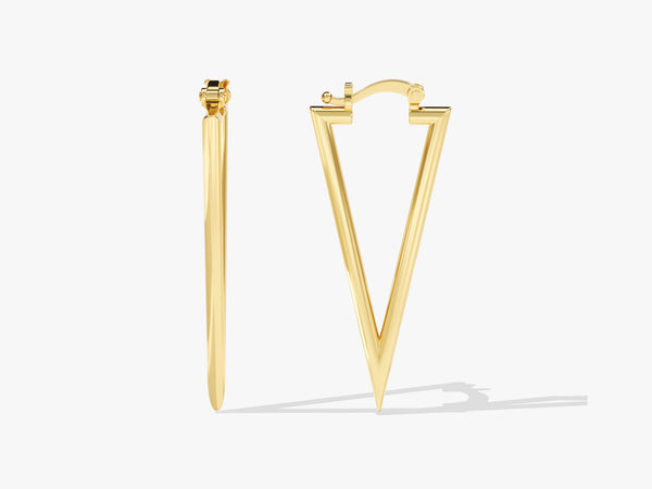 Triangle Hoop Earrings