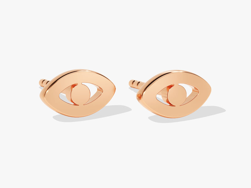 Plain Eye Stud Earrings