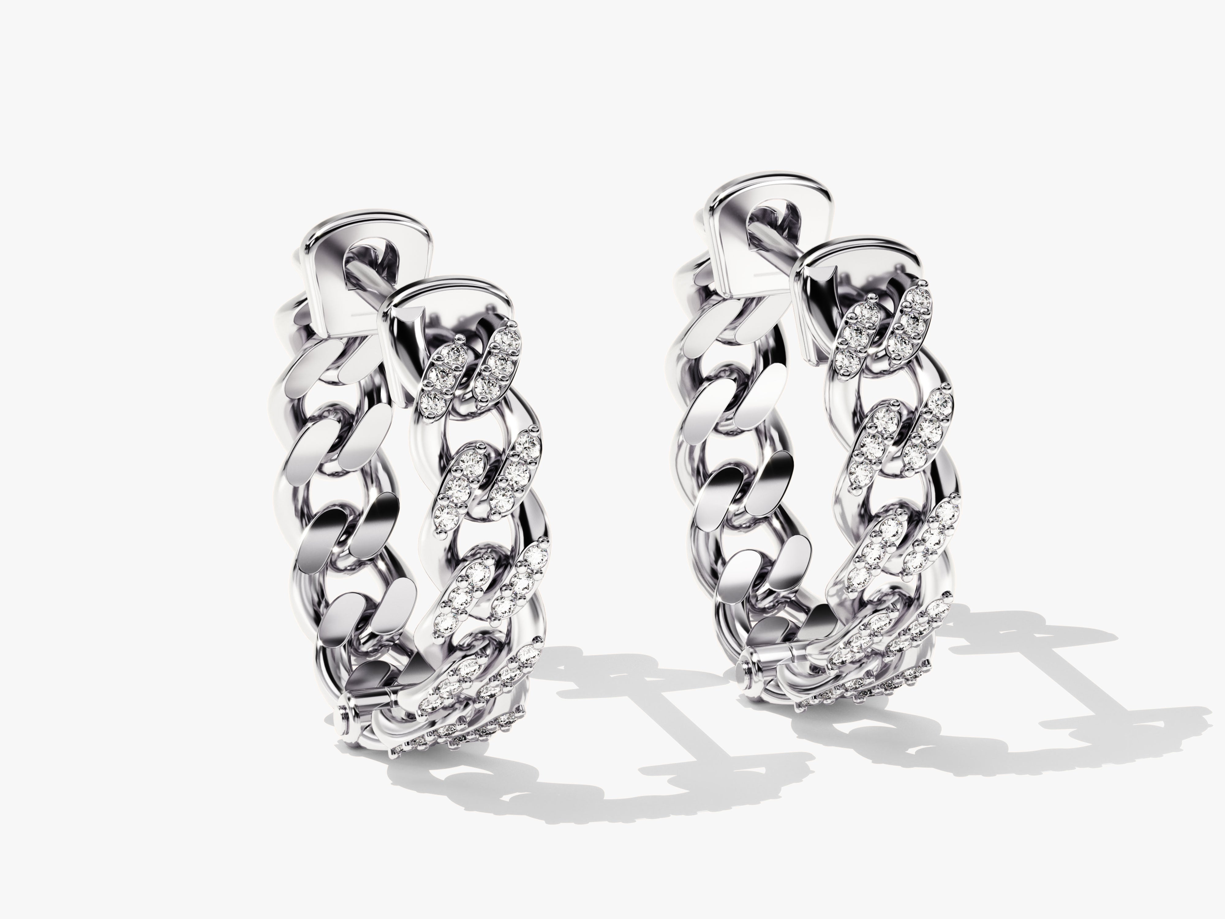 Cuban Chain Earrings