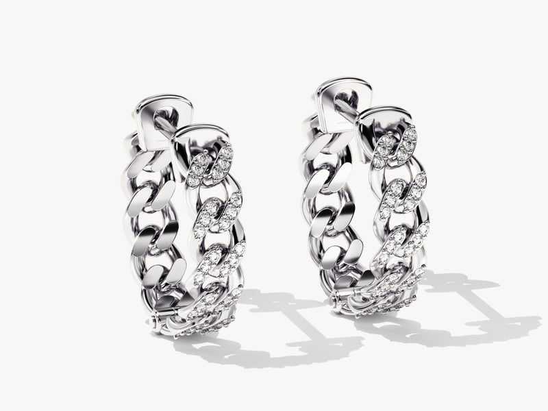 Cuban Chain Earrings