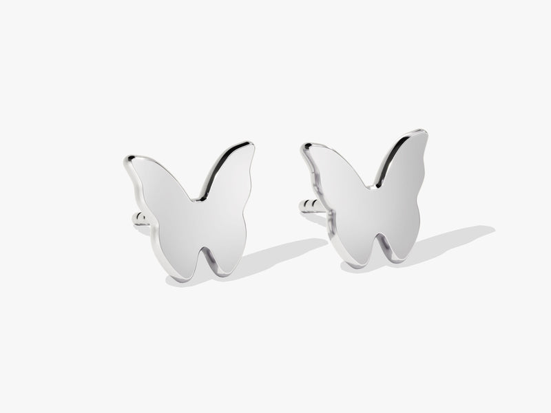 Tiny Butterfly Stud Earrings