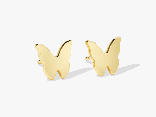 Tiny Butterfly Stud Earrings