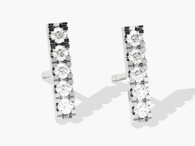 Vertical Bar Earrings