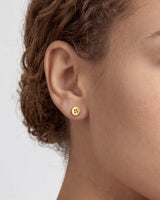Button Earrings