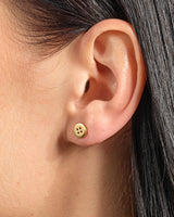 Button Earrings